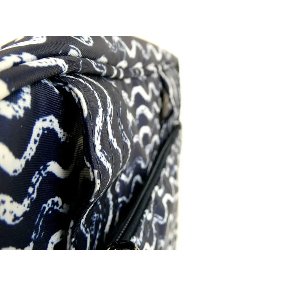 Lug Blue & White Carousel RFID Crossbody Bag